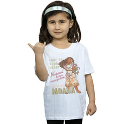 Disney - T-shirt NATURAL BORN NAVIGATOR - Fille (Blanc)