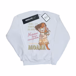Disney - Sweat NATURAL BORN NAVIGATOR - Fille (Blanc)