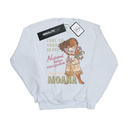 Disney - Sweat NATURAL BORN NAVIGATOR - Fille (Blanc)