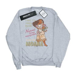 Disney - Sweat NATURAL BORN NAVIGATOR - Fille (Gris chiné)