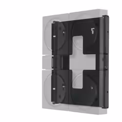 Flexson FLXSAWX4WM1021, Mur, Métal, Noir, Mur, 47,4 cm, 437 mm