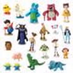 Figurines - Disney - Toy Story - Coffret de 20 Figurines - 25-55 cm - Plastique Durable