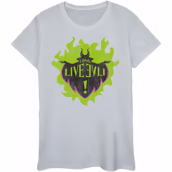 Disney - T-shirt THE DESCENDANTS LONG LIVE - Femme (Gris chiné)