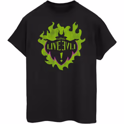 Disney - T-shirt THE DESCENDANTS LONG LIVE - Femme (Noir)