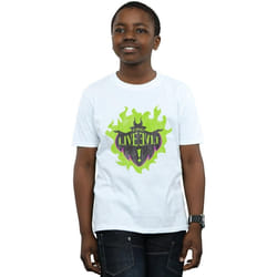 Disney - T-shirt THE DESCENDANTS LONG LIVE - Garçon (Blanc)