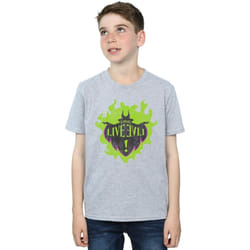 Disney - T-shirt THE DESCENDANTS LONG LIVE - Garçon (Gris chiné)
