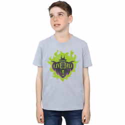 Disney - T-shirt THE DESCENDANTS LONG LIVE - Garçon (Gris chiné)