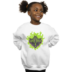 Disney - Sweat THE DESCENDANTS LONG LIVE - Fille (Blanc)