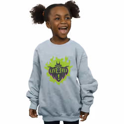 Disney - Sweat THE DESCENDANTS LONG LIVE - Fille (Gris chiné)