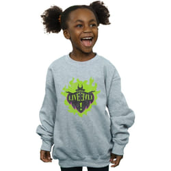 Disney - Sweat THE DESCENDANTS LONG LIVE - Fille (Gris chiné)