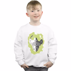 Disney - Sweat THE DESCENDANTS LONG LIVE - Garçon (Blanc)