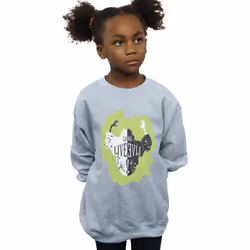 Disney - Sweat THE DESCENDANTS LONG LIVE - Fille (Gris chiné)