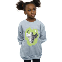 Disney - Sweat THE DESCENDANTS LONG LIVE - Fille (Gris chiné)