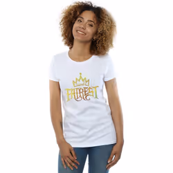 Disney - T-shirt THE DESCENDANTS FAIREST GOLD - Femme (Blanc)