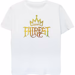 Disney - T-shirt THE DESCENDANTS FAIREST GOLD - Femme (Blanc)