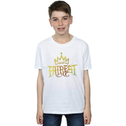 Disney - T-shirt THE DESCENDANTS FAIREST GOLD - Garçon (Blanc)