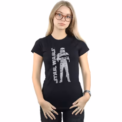 Star Wars - T-shirt - Femme (Noir)