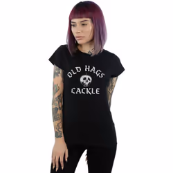 Disney - T-shirt OLD HAGS - Femme (Noir)