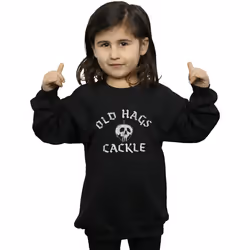 Disney - Sweat OLD HAGS - Fille (Noir)