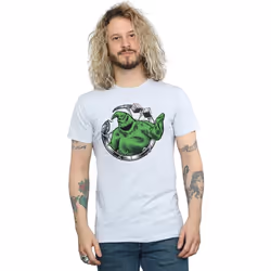Disney - T-shirt NIGHTMARE BEFORE CHRISTMAS ROLL THE DICE - Homme (Gris chiné)