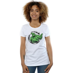 Disney - T-shirt NIGHTMARE BEFORE CHRISTMAS ROLL THE DICE - Femme (Blanc)