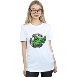 Disney - T-shirt NIGHTMARE BEFORE CHRISTMAS ROLL THE DICE - Femme (Blanc)