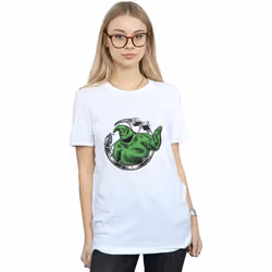 Disney - T-shirt NIGHTMARE BEFORE CHRISTMAS ROLL THE DICE - Femme (Blanc)