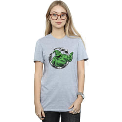Disney - T-shirt NIGHTMARE BEFORE CHRISTMAS ROLL THE DICE - Femme (Gris chiné)