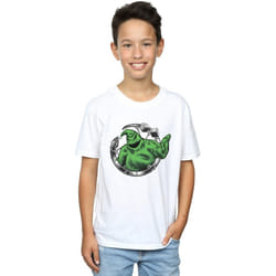 Disney - T-shirt NIGHTMARE BEFORE CHRISTMAS ROLL THE DICE - Garçon (Blanc)