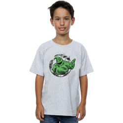 Disney - T-shirt NIGHTMARE BEFORE CHRISTMAS ROLL THE DICE - Garçon (Gris chiné)