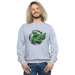 Disney - Sweat NIGHTMARE BEFORE CHRISTMAS ROLL THE DICE - Homme (Gris chiné)