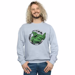 Disney - Sweat NIGHTMARE BEFORE CHRISTMAS ROLL THE DICE - Homme (Gris chiné)