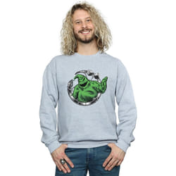 Disney - Sweat NIGHTMARE BEFORE CHRISTMAS ROLL THE DICE - Homme (Gris chiné)