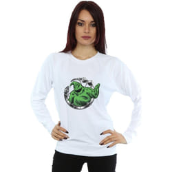 Disney - Sweat NIGHTMARE BEFORE CHRISTMAS ROLL THE DICE - Femme (Blanc)