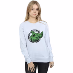 Disney - Sweat NIGHTMARE BEFORE CHRISTMAS ROLL THE DICE - Femme (Gris chiné)