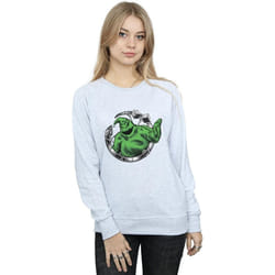 Disney - Sweat NIGHTMARE BEFORE CHRISTMAS ROLL THE DICE - Femme (Gris chiné)