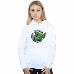 Disney - Sweat à capuche NIGHTMARE BEFORE CHRISTMAS ROLL THE DICE - Femme (Blanc)