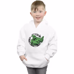 Disney - Sweat à capuche NIGHTMARE BEFORE CHRISTMAS ROLL THE DICE - Garçon (Blanc)