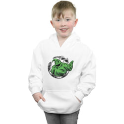 Disney - Sweat à capuche NIGHTMARE BEFORE CHRISTMAS ROLL THE DICE - Garçon (Blanc)