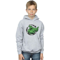 Disney - Sweat à capuche NIGHTMARE BEFORE CHRISTMAS ROLL THE DICE - Garçon (Gris chiné)