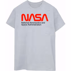 NASA - T-shirt AERONAUTICS AND SPACE - Femme (Gris chiné)