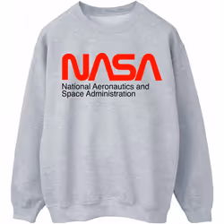 NASA - Sweat AERONAUTICS AND SPACE - Femme (Gris chiné)