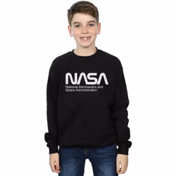 NASA - Sweat AERONAUTICS AND SPACE - Garçon (Noir)