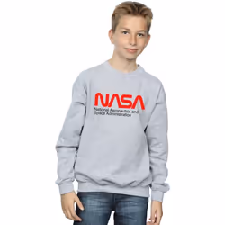 NASA - Sweat AERONAUTICS AND SPACE - Garçon (Gris chiné)