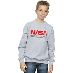 NASA - Sweat AERONAUTICS AND SPACE - Garçon (Gris chiné)