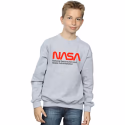 NASA - Sweat AERONAUTICS AND SPACE - Garçon (Gris chiné)