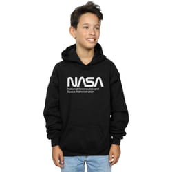 NASA - Sweat à capuche AERONAUTICS AND SPACE - Garçon (Noir)