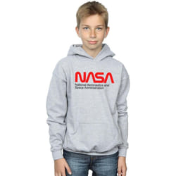 NASA - Sweat à capuche AERONAUTICS AND SPACE - Garçon (Gris chiné)