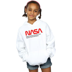 NASA - Sweat à capuche AERONAUTICS AND SPACE - Fille (Blanc)