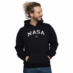 NASA - Sweat à capuche - Homme (Noir)